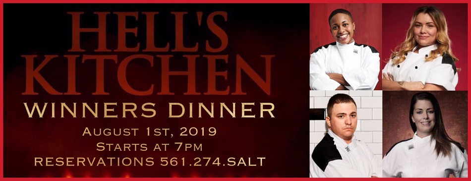 SALT7 Delray Beach Hosting Hell’s Kitchen Winners Dinner Event